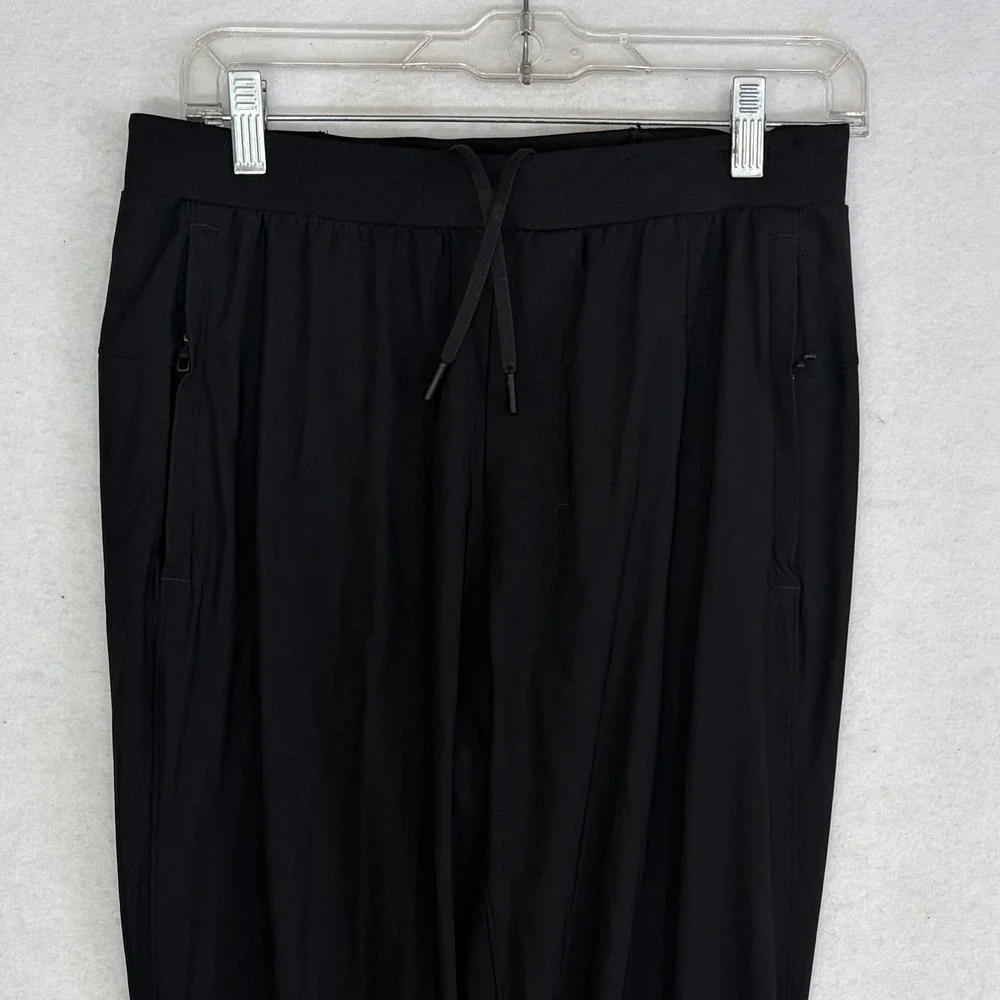 Lululemon Surge Jogger Mens Medium Black Zippered Cuff Running Gym Training Pant